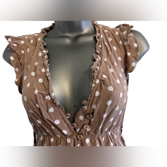 SOLD (elswhere) Stella Morgan Size 8 Polka dot mini summer dress - Picture 4 of 9